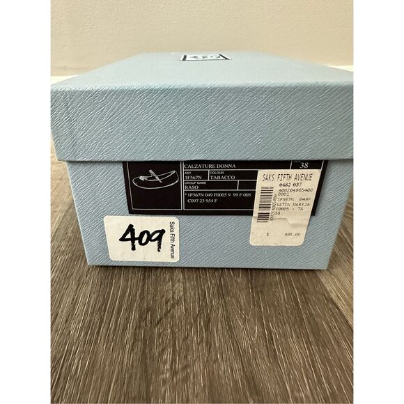 PRADA SATIN BALLERINAS SIZE 38 (8) $1050 - Picture 11 of 14